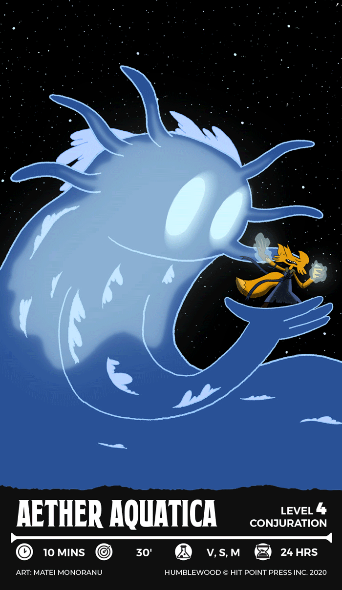 Humblewood: Animated Spells Volume 2 - 5e 2014 D&D (Reference Cards)