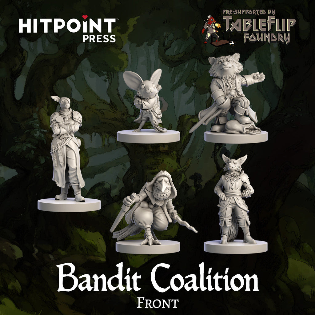 Humblewood: Bandit Coalition Bundle - (Digital Miniature STL)
