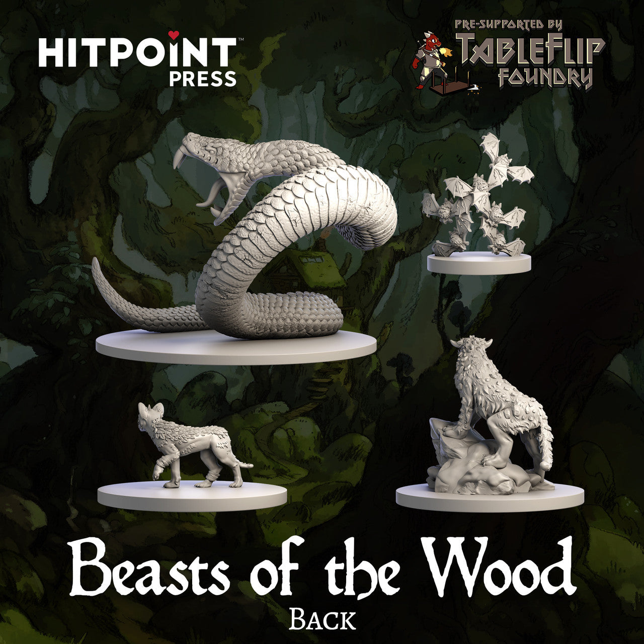 Humblewood: Beasts of the Wood Bundle - (Digital Miniature STL)