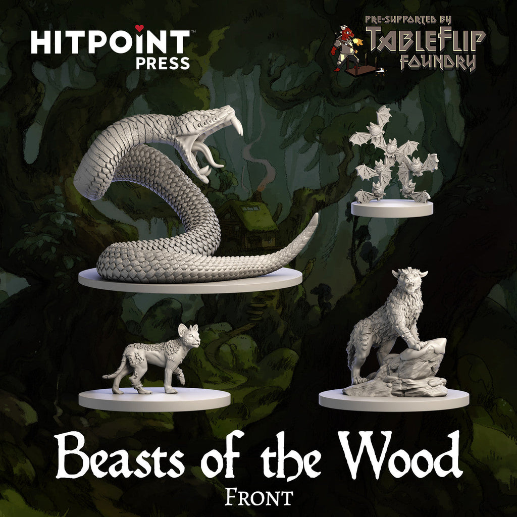 Humblewood: Beasts of the Wood Bundle - (Digital Miniature STL)