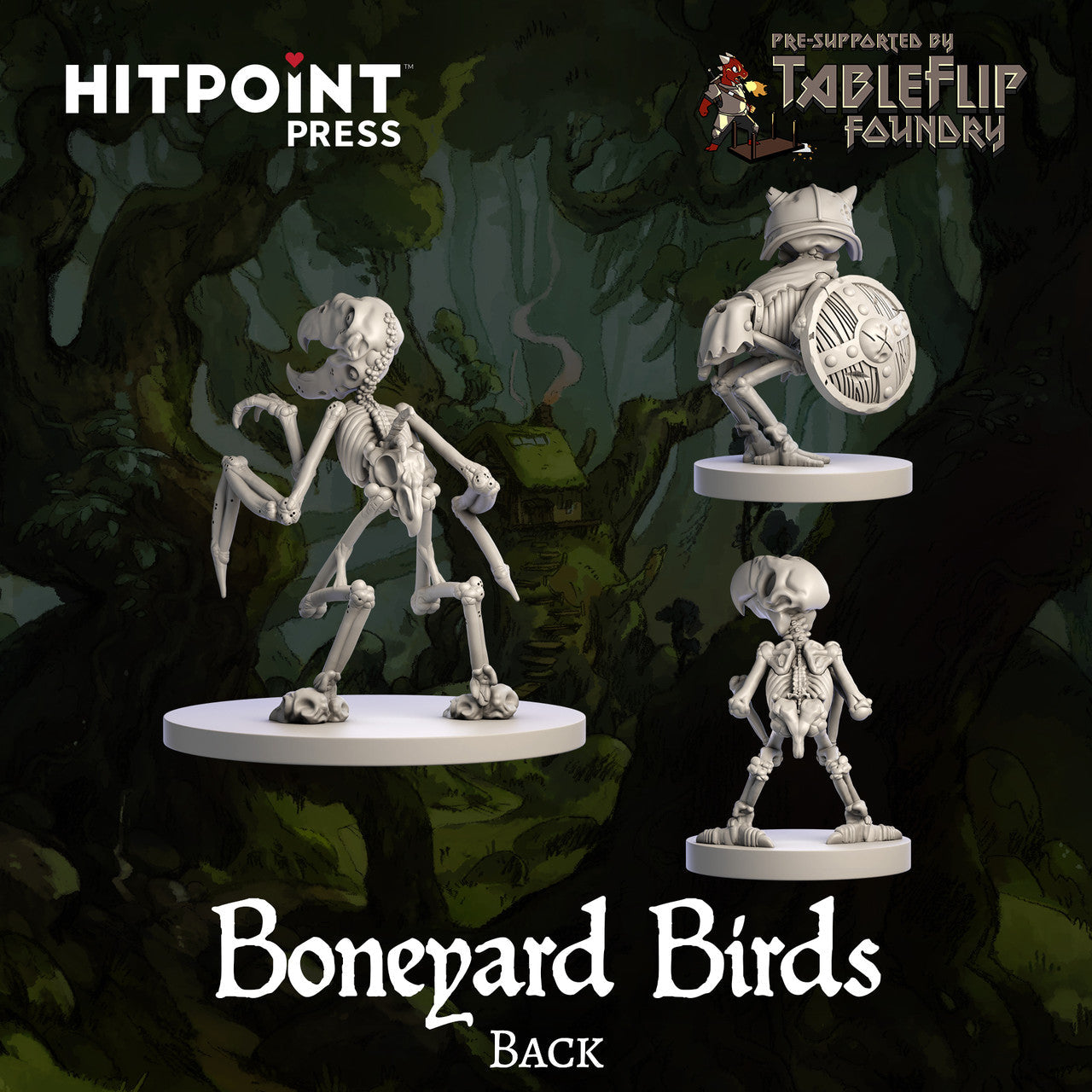 Humblewood: Boneyard Birds Bundle - (Digital Miniature STL)