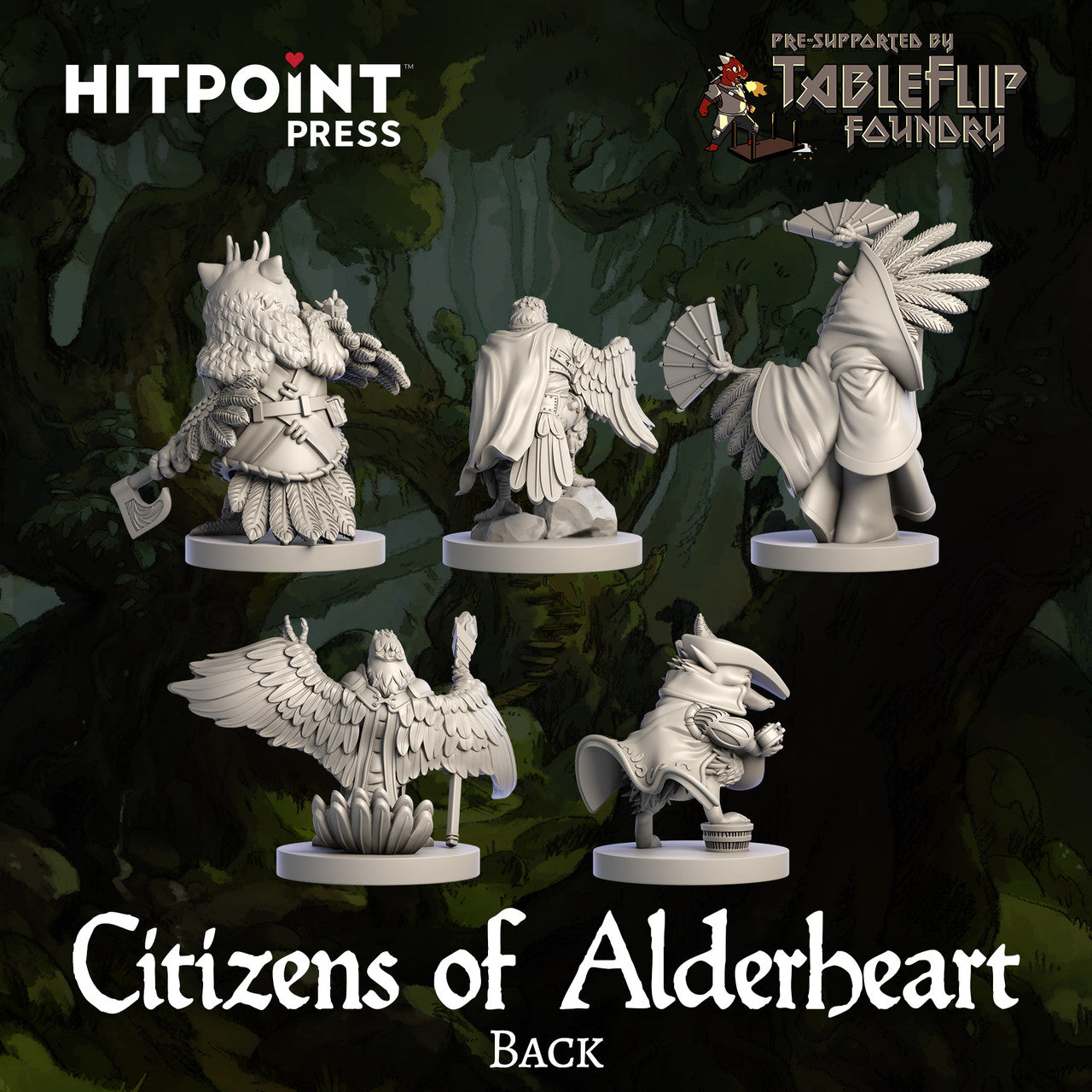Humblewood: Citizens of Alderheart Bundle - (Digital Miniature STL)