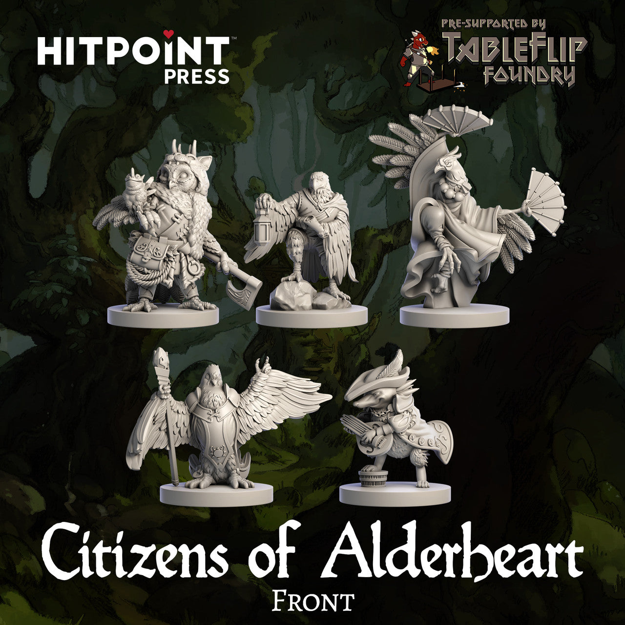 Humblewood: Citizens of Alderheart Bundle - (Digital Miniature STL)