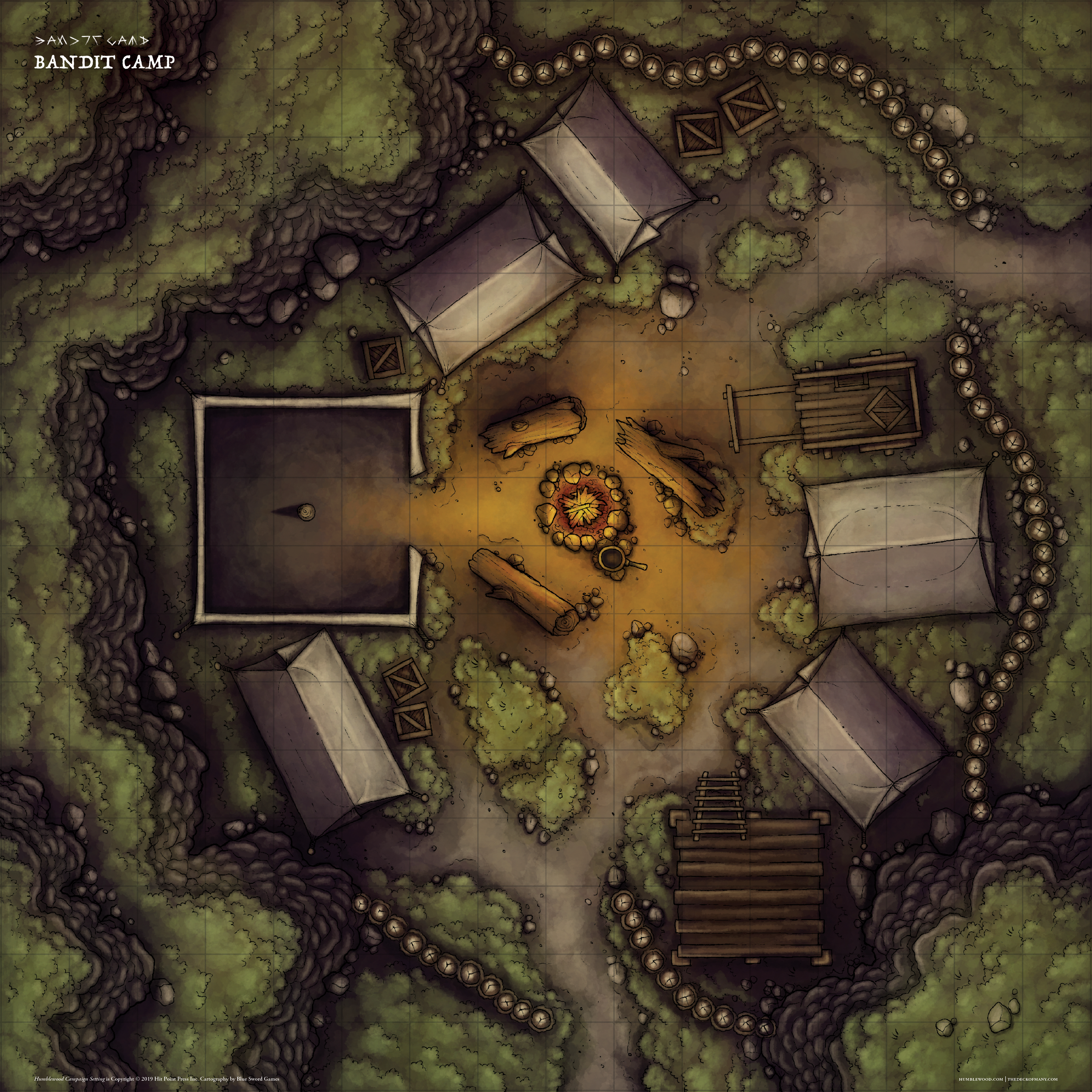 Humblewood: Digital Maps (PDF, PNG, JPEG)