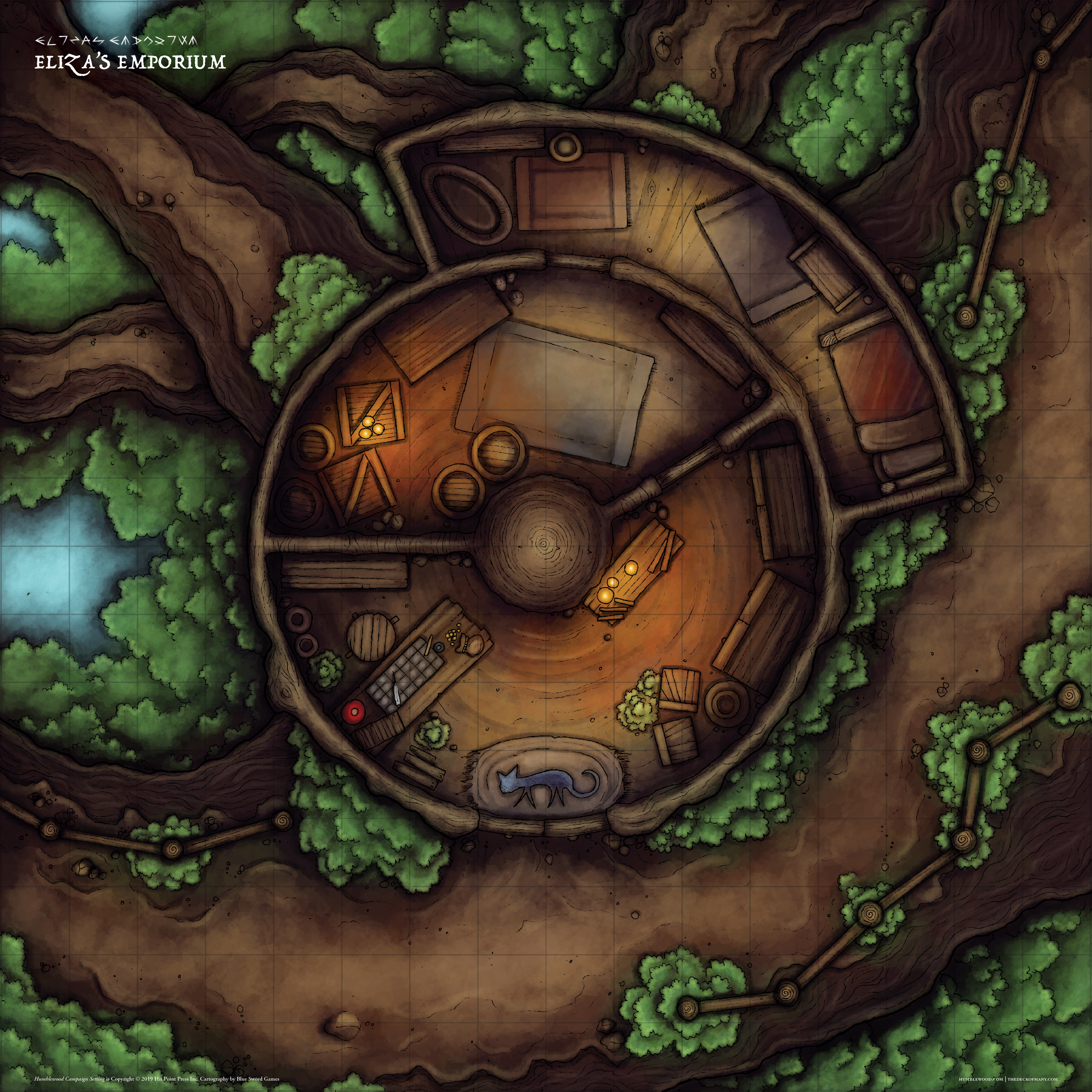 Humblewood: Digital Maps (PDF, PNG, JPEG)