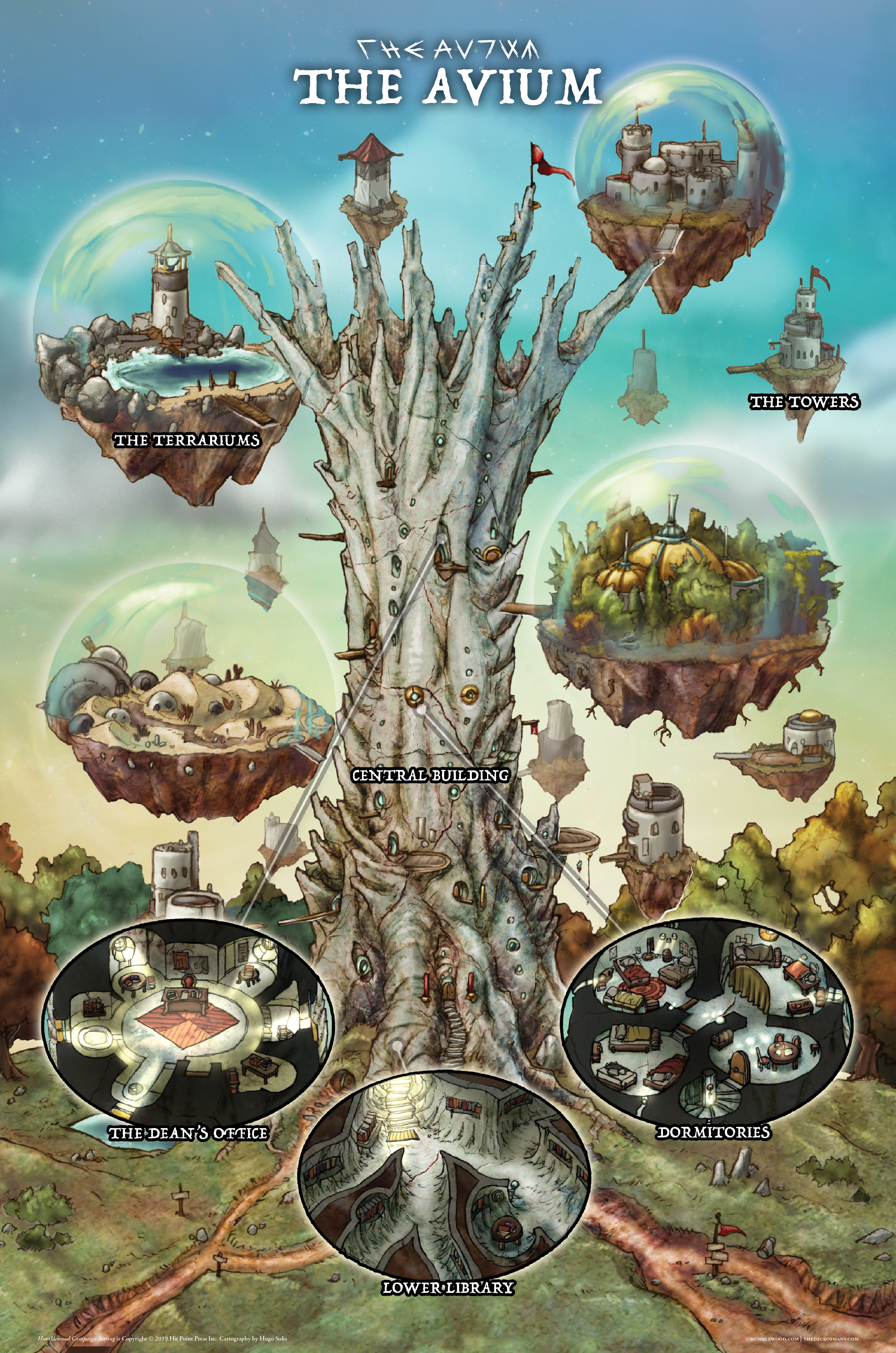 Humblewood: Digital Maps (PDF, PNG, JPEG)