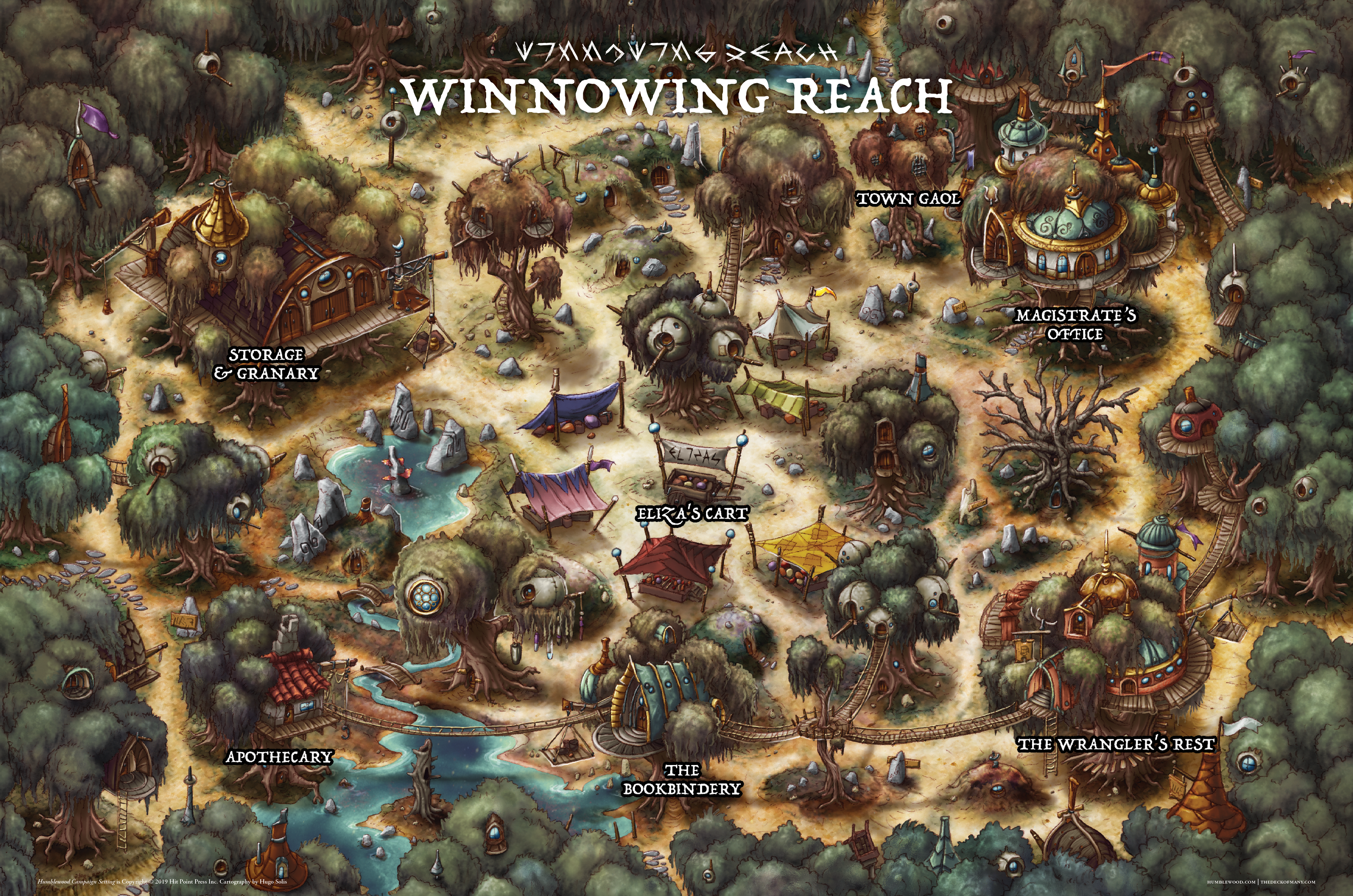Humblewood: Digital Maps (PDF, PNG, JPEG)