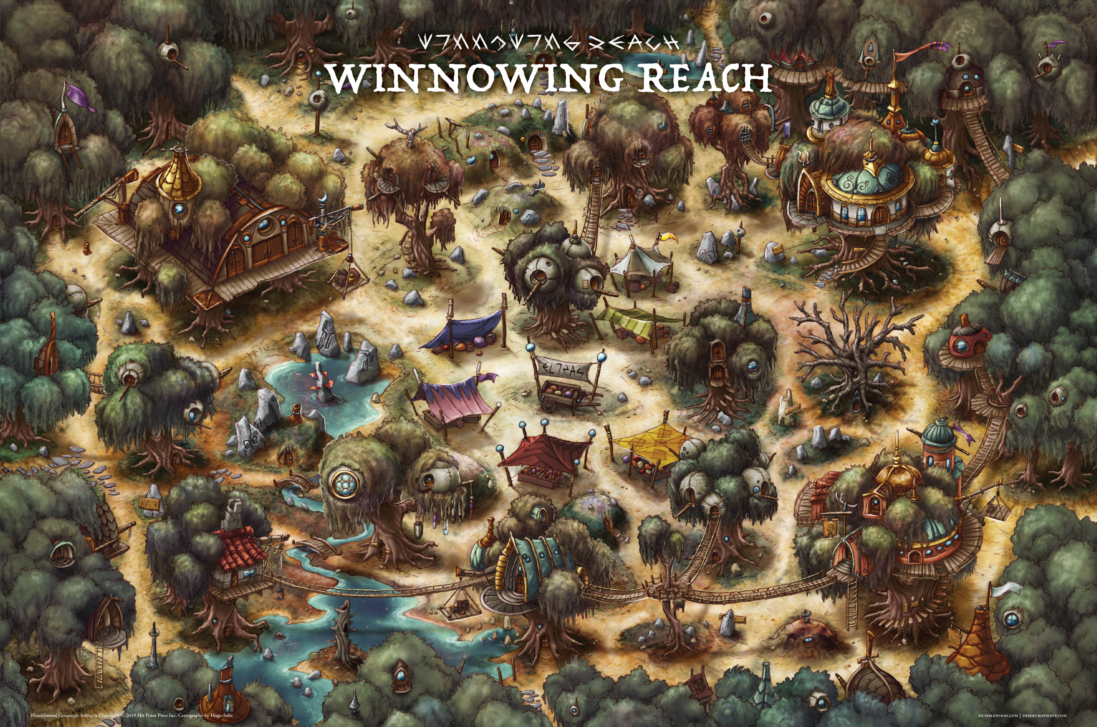 Humblewood: Digital Maps (PDF, PNG, JPEG)