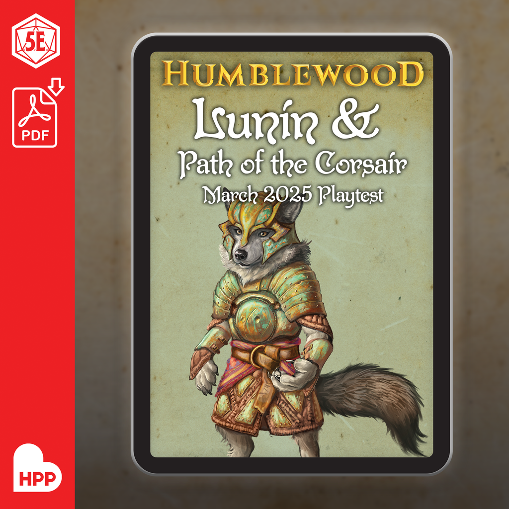 Humblewood Beta: Lunin & Path of the Corsair (PDF)