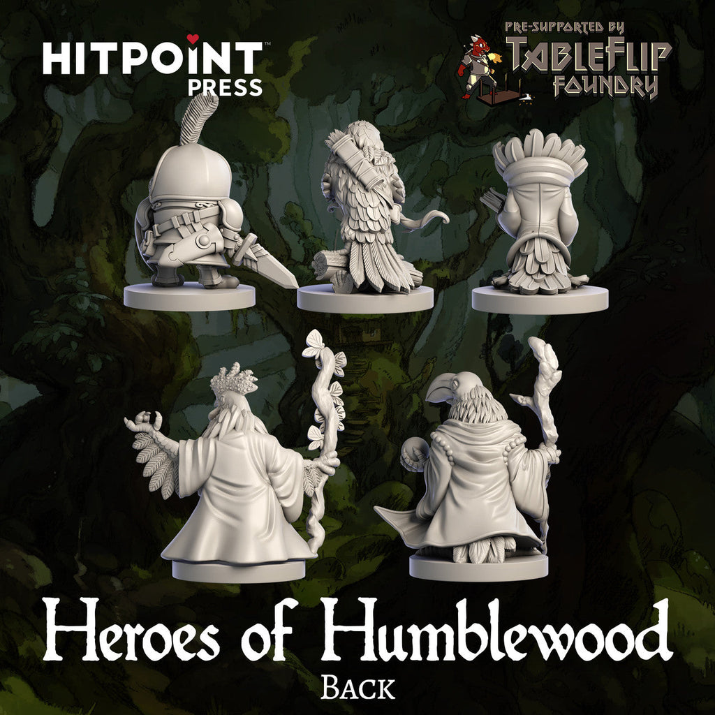 Humblewood: Heroes of Humblewood Bundle - (Digital Miniature STL)