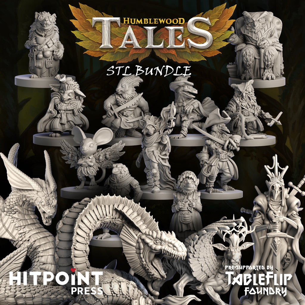 Humblewood Tales Miniature Bundle (Digital STL)
