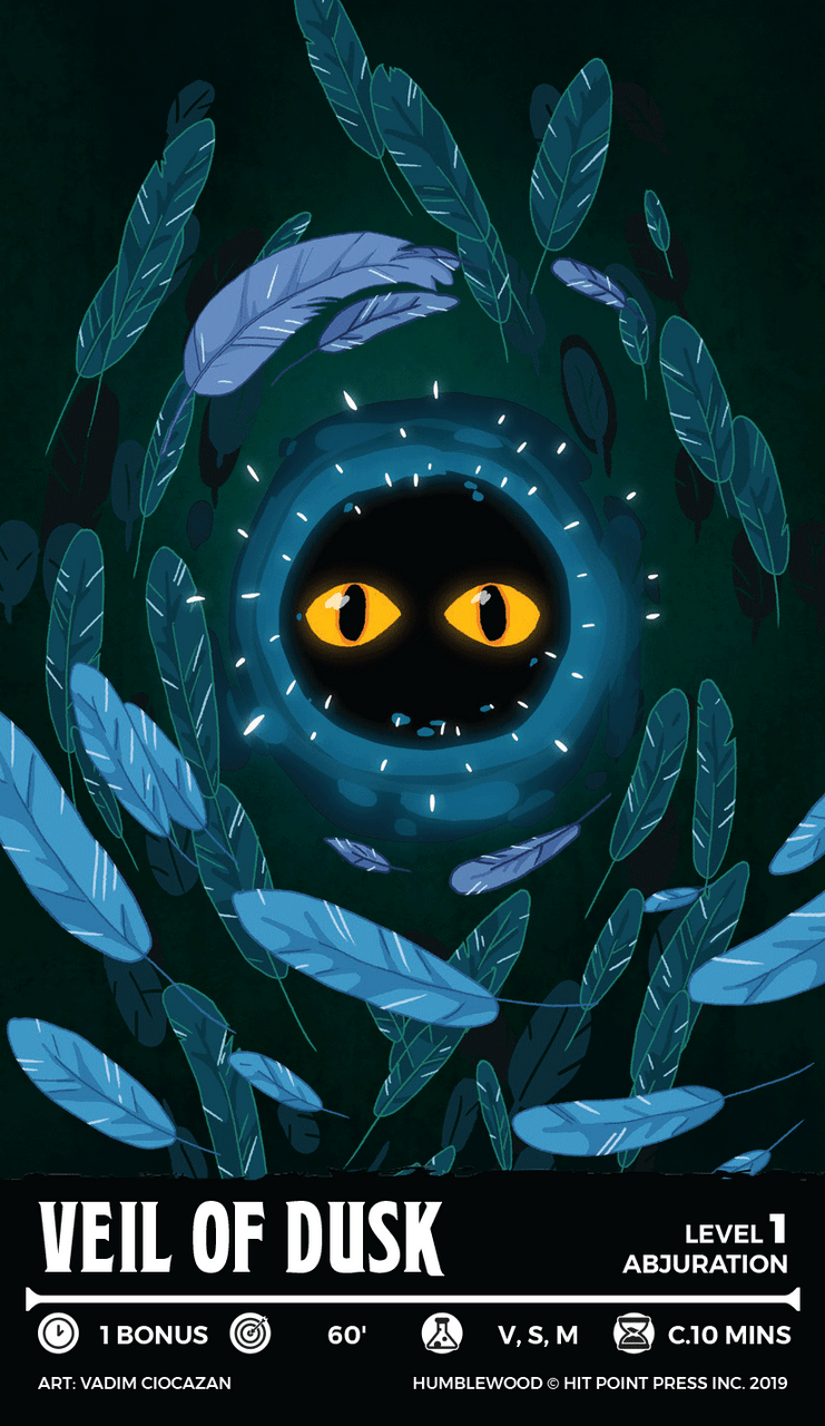 Humblewood: Animated Spells Volume 1 - 5e 2014 D&D (Reference Cards)