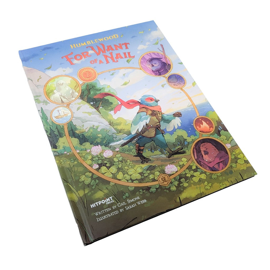 BUNDLE: Humblewood: For Want of A Nail Hardcover Comic + Flit Plushie