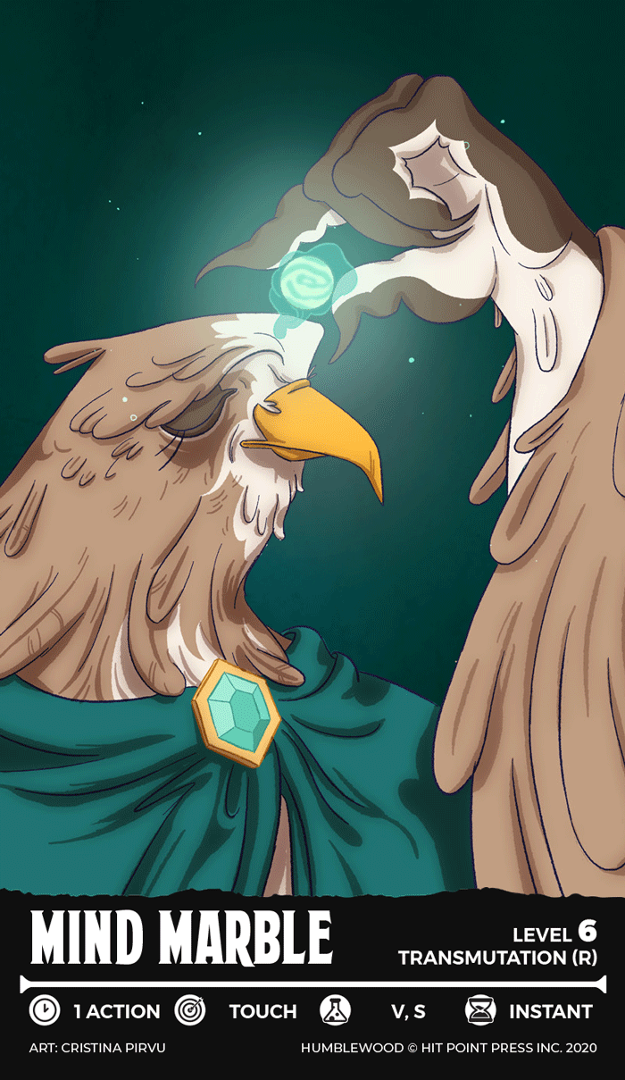 Humblewood: Animated Spells Volume 2 - 5e 2014 D&D (Reference Cards)