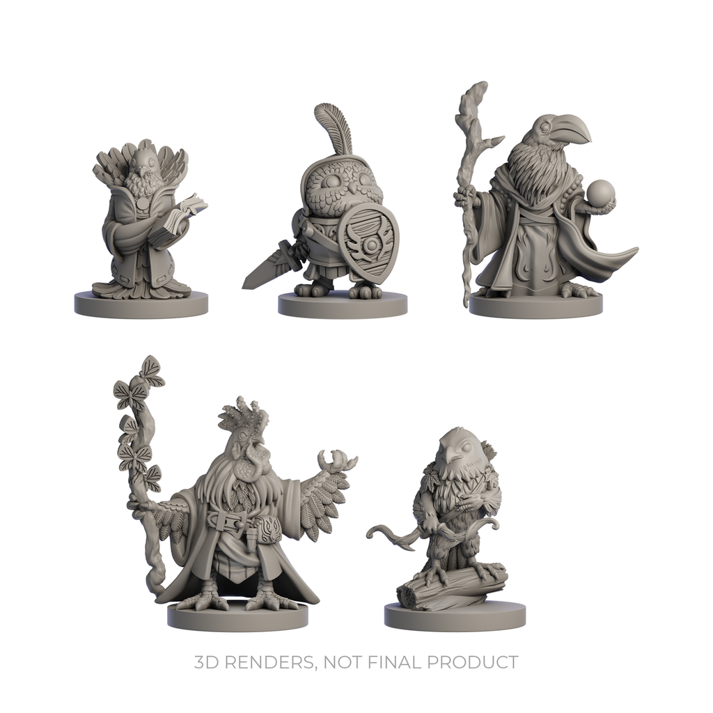 Humblewood: Heroes of Humblewood - Miniatures (Plastic Minis)