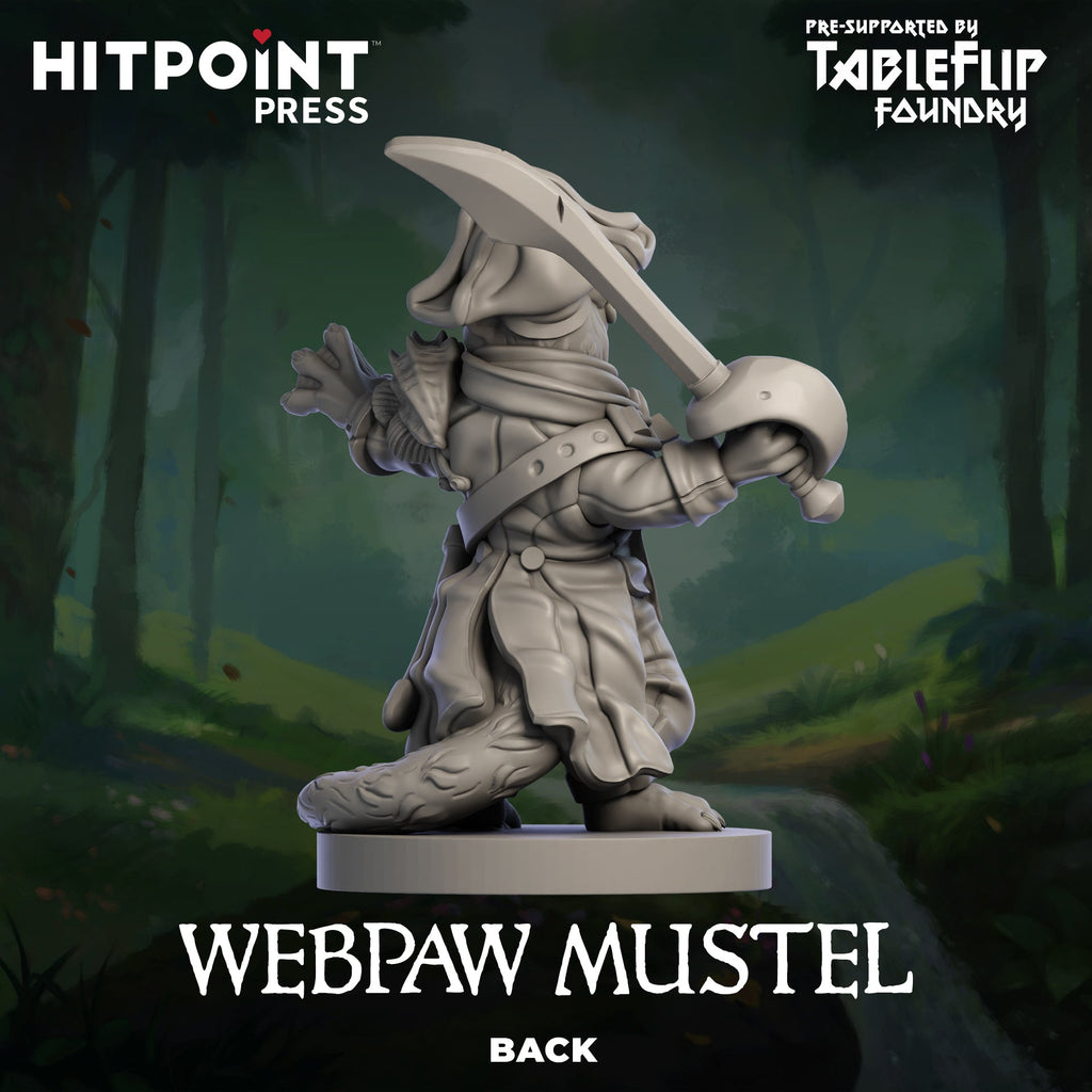 Humblewood Beta: Webpaw Mustel (STL)
