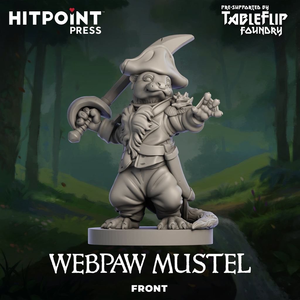 Humblewood Beta: Webpaw Mustel (STL)