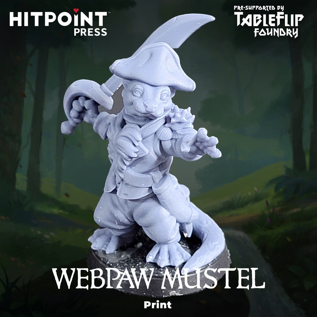 Humblewood Beta: Webpaw Mustel (STL)