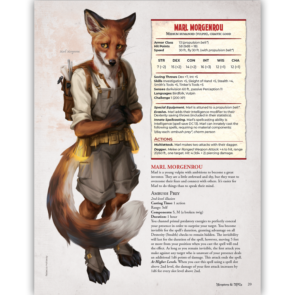 Humblewood: Mapach Out of Time (PDF)