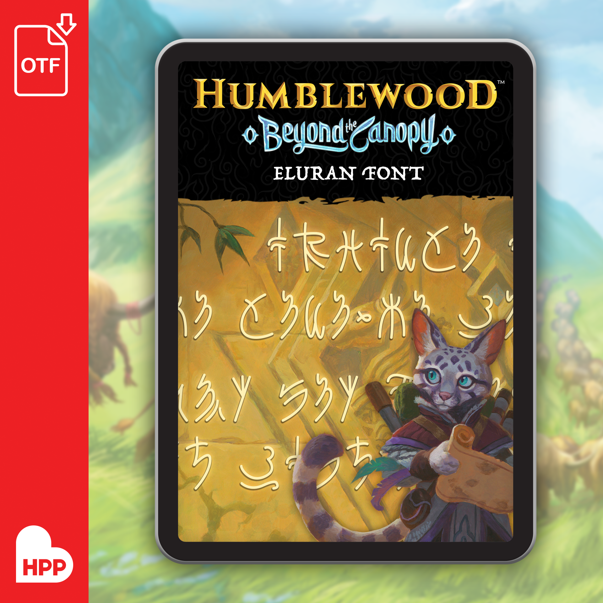 Humblewood Beyond the Canopy: Eluran Font (OTF)