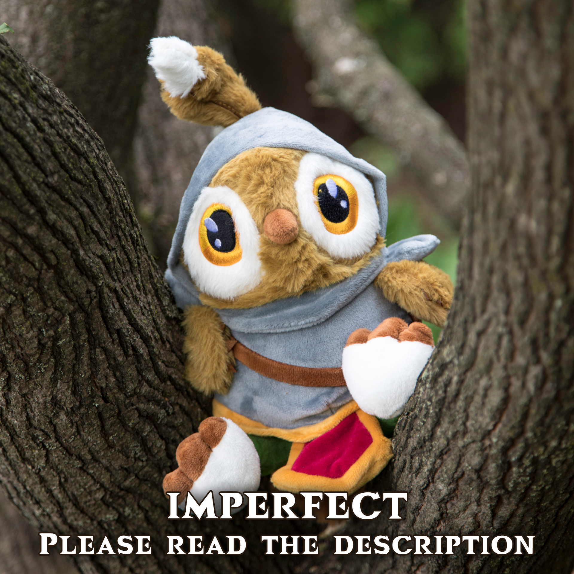 Humblewood - Riffin Owl Knight - Plush Toy (IMPERFECT)