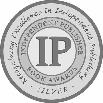 Silver medal with 'Independent Publisher Book Awards' text and 'IP' logo.