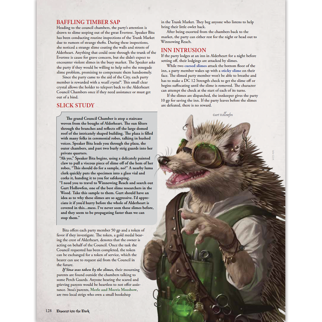 Humblewood Tales: Adventure Book Expansion  - 5e D&D (PDF)