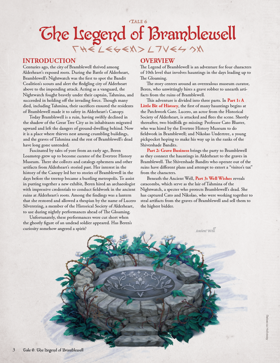 Humblewood: The Legend of Bramblewell (PDF)