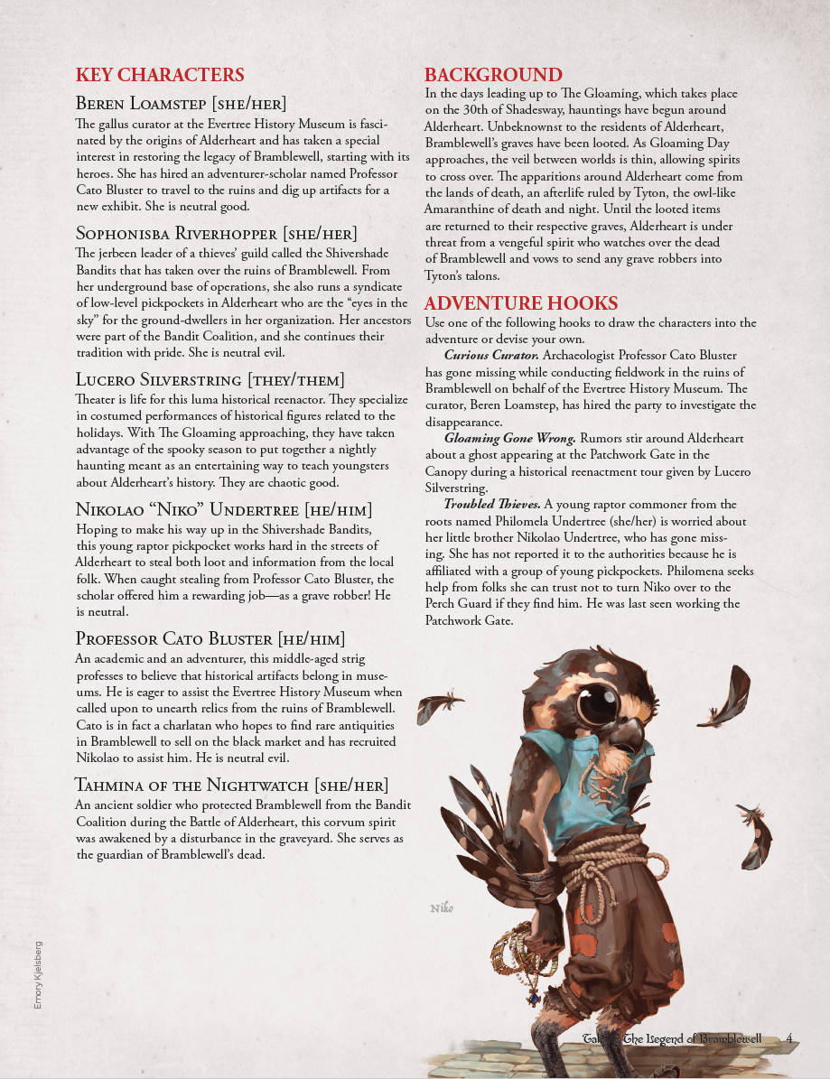 Humblewood: The Legend of Bramblewell (PDF)