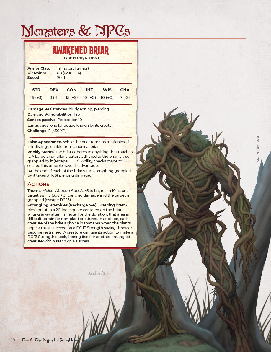 Humblewood: The Legend of Bramblewell (PDF)