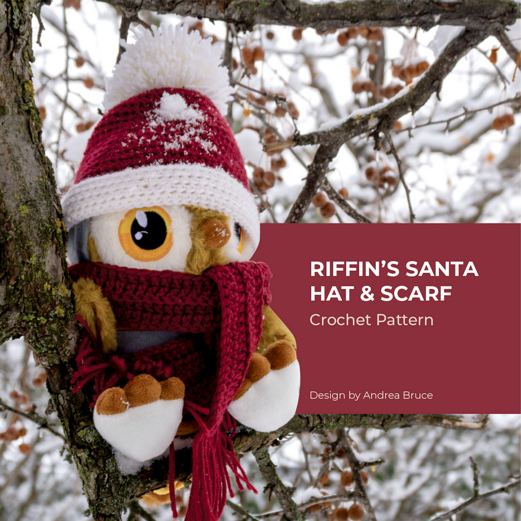 Humblewood - Riffin's Santa Hat & Scarf - Crochet Pattern (PDF)